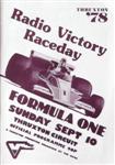 Programme cover of Thruxton Race Circuit, 10/09/1978