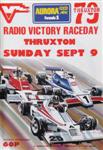 Programme cover of Thruxton Race Circuit, 09/09/1979