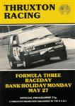 Programme cover of Thruxton Race Circuit, 27/05/1985