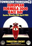 Programme cover of Thruxton Race Circuit, 08/04/1985