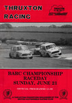 Programme cover of Thruxton Race Circuit, 21/06/1986