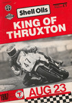 Programme cover of Thruxton Race Circuit, 23/08/1987