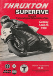 Programme cover of Thruxton Race Circuit, 29/04/1990