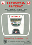Thruxton Race Circuit, 23/09/1990