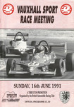 Programme cover of Thruxton Race Circuit, 16/06/1991