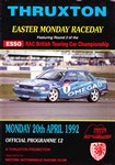 Programme cover of Thruxton Race Circuit, 20/04/1992