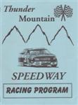 Programme cover of Thunder Mountain Speedway, 09/08/2000