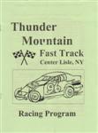Programme cover of Thunder Mountain Speedway, 05/06/1996