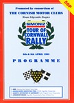 Programme cover of Tour of Cornwall, 1995