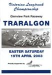 Programme cover of Glenview Park Raceway, 19/04/2003