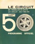 Programme cover of Mt. Tremblant, 04/07/1965