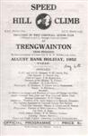 Programme cover of Trengwainton Hill Climb, 04/08/1952