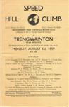 Programme cover of Trengwainton Hill Climb, 03/08/1959