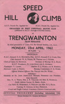 Programme cover of Trengwainton Hill Climb, 23/04/1962