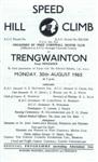 Programme cover of Trengwainton Hill Climb, 30/08/1965