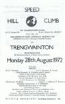 Programme cover of Trengwainton Hill Climb, 28/08/1972