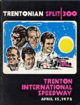 Programme cover of Trenton International Speedway, 15/04/1973