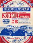 Programme cover of Trenton International Speedway, 18/08/1963