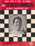 Programme cover of Trenton International Speedway, 24/04/1966