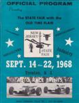 Programme cover of Trenton International Speedway, 22/09/1968