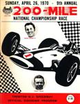 Programme cover of Trenton International Speedway, 26/04/1970