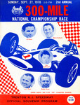 Programme cover of Trenton International Speedway, 27/09/1970