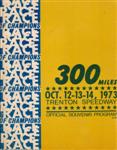 Programme cover of Trenton International Speedway, 14/10/1973