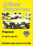 Programme cover of Trier Hill Climb, 19/06/1977