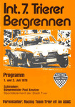 Programme cover of Trier Hill Climb, 02/07/1978