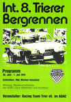 Programme cover of Trierer Hill Climb, 01/09/1979