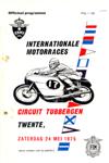Programme cover of Tubbergen, 24/05/1975