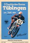 Programme cover of Tübingen, 24/06/1951