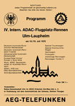 Programme cover of Ulm-Laupheim, 19/07/1970