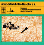 Programme cover of Ulm-Mengen, 15/09/1974