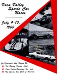 Programme cover of Vaca Valley Raceway, 10/07/1960
