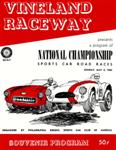 Programme cover of Vineland Raceway, 02/05/1965