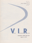Programme cover of Virginia International Raceway, 04/08/1957