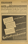 Programme cover of Wachenburg, 10/05/1934