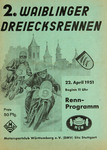 Programme cover of Waiblingen, 22/04/1951