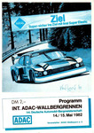 Programme cover of Wallberg Hill Climb, 15/05/1982