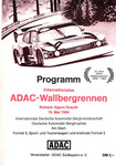Programme cover of Wallberg Hill Climb, 19/05/1984