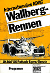 Programme cover of Wallberg Hill Climb, 10/05/1986