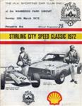 Programme cover of Barbagallo Raceway, 12/03/1972