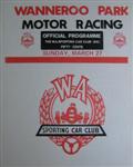 Programme cover of Barbagallo Raceway, 27/07/1977