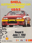 Programme cover of Barbagallo Raceway, 07/06/1992