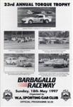 Programme cover of Barbagallo Raceway, 18/05/1997