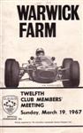Programme cover of Warwick Farm, 19/03/1967