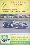 Programme cover of Warwick Farm, 04/02/1962