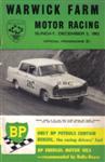 Programme cover of Warwick Farm, 02/12/1962