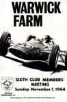 Programme cover of Warwick Farm, 01/11/1964